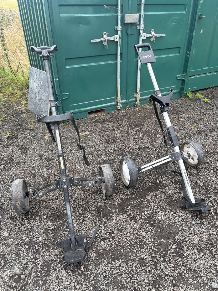 Golf push trolley