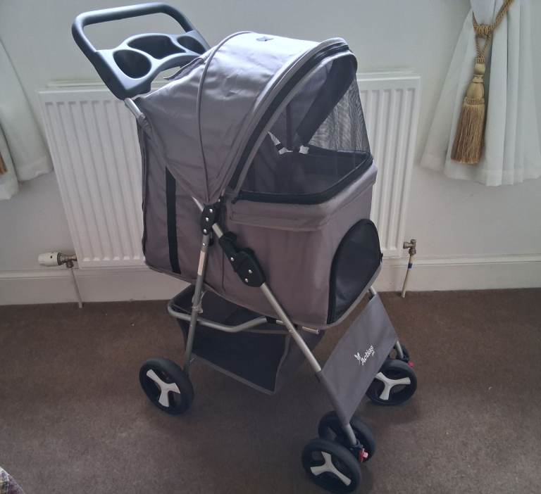 Pet Dog Cat Stroller Buggy Pram