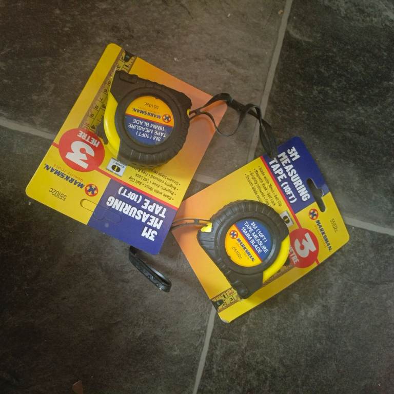 3m measuring tape (10ft) pack of 2 