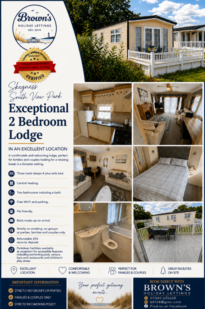 Caravan to rent at Southview Park Skegness