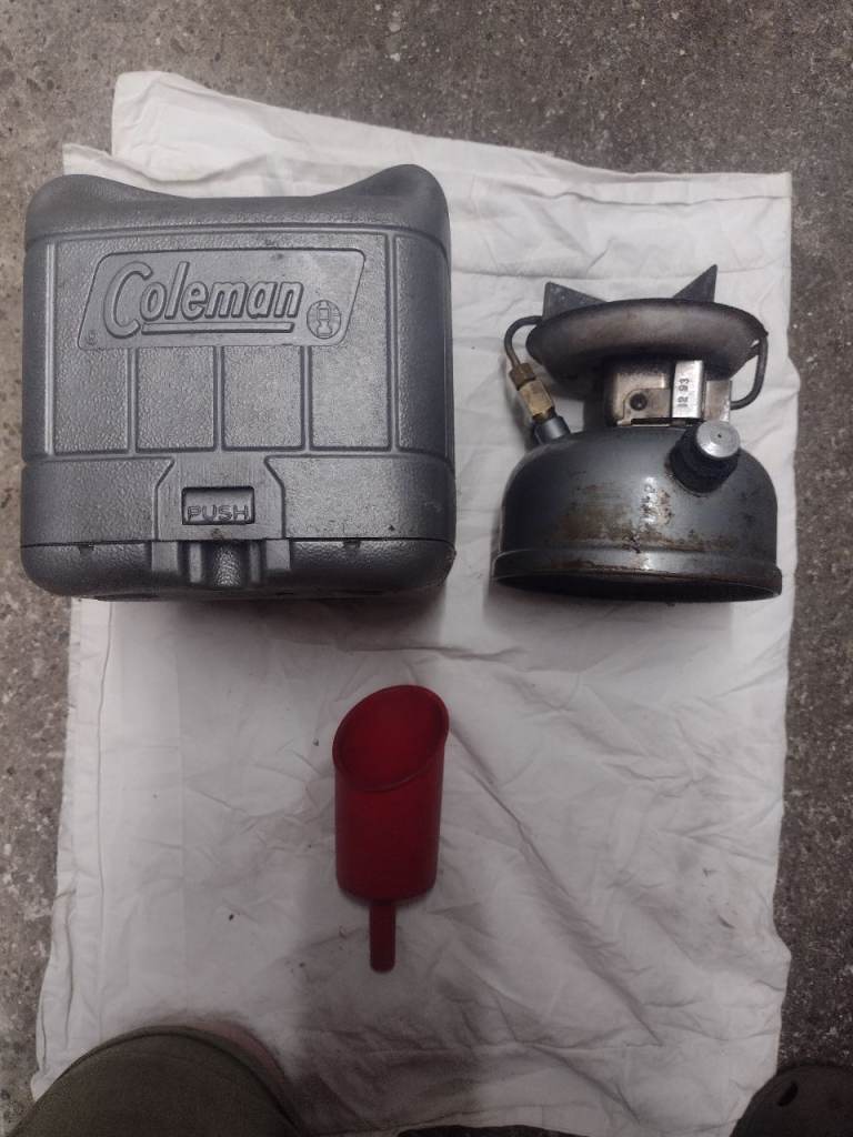 Coleman stove used