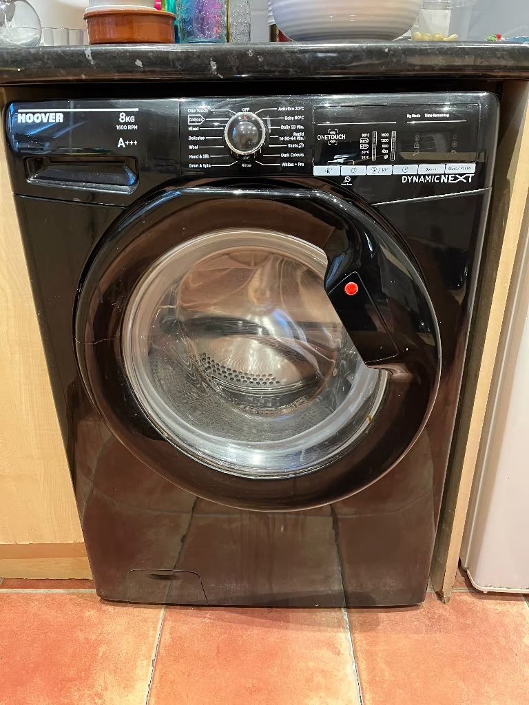 Hoover washing machine 8kg 1600 spin
