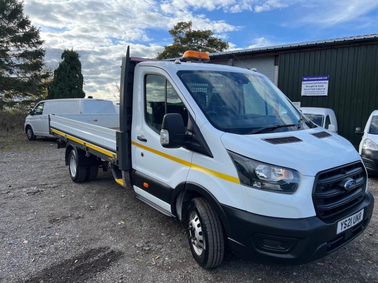 2021 Ford Transit 2.0 EcoBlue 130ps L4 lwb 14ft Dropside twin rear wheel PLUS VAT Dropside Diesel...