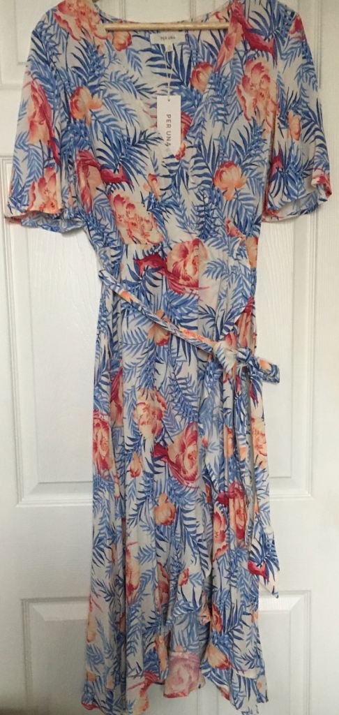 PER UNA M&S Floral Wrap Dress Size 12 New with Tags 