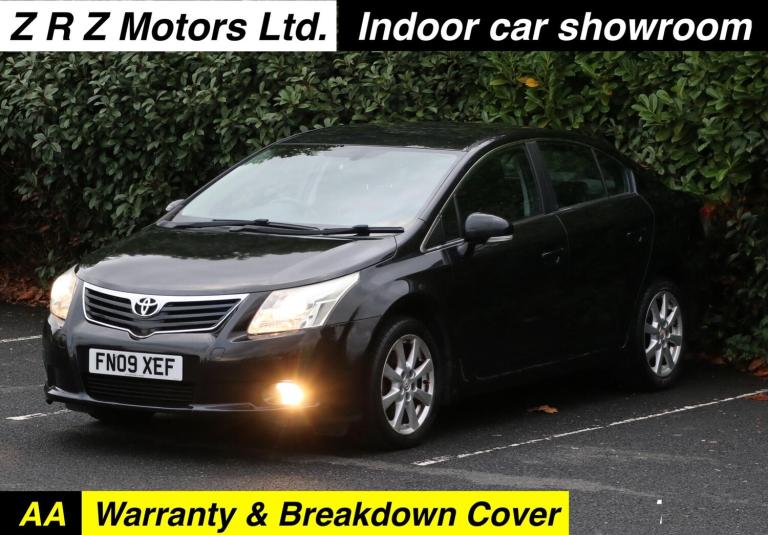 2009 Toyota Avensis 1.8 V-Matic TR Euro 4 4dr SALOON Petrol Manual