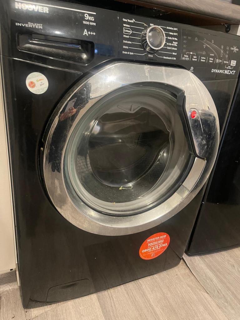 Hoover washing machine Black DXOA69HC3B USED