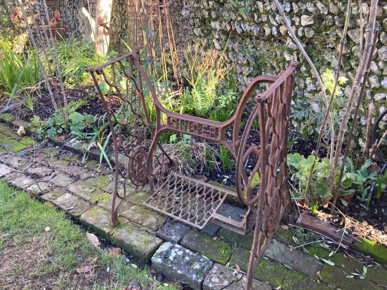 Original Singer Sewing machine base and marble top