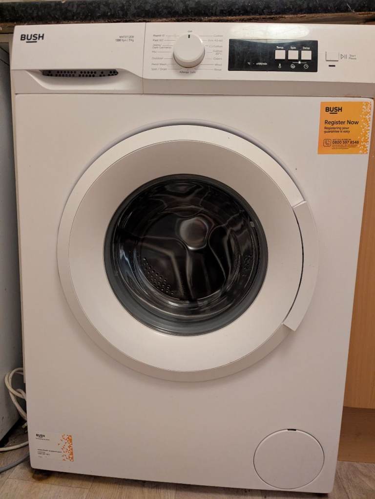 Bush washing machine - white - 7kg