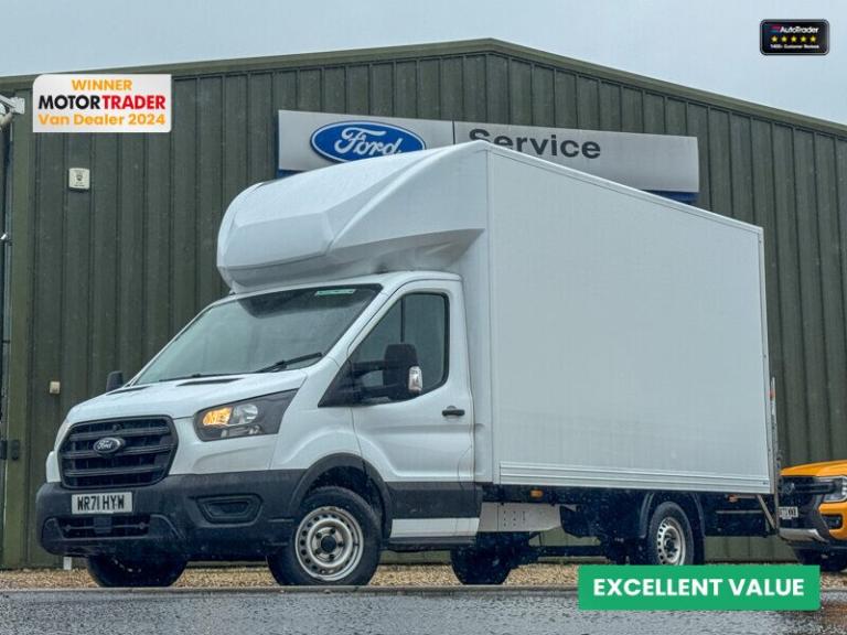2022 Ford Transit Luton LWB L3 Tail Lift 350 Leader EURO 6 SELECT Luton Diesel Manual