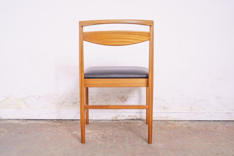 McIntosh mid-century teak double extending dining table with 6 chairs 