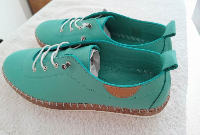 Lunar Evie Turquoise Trainers - UK Size 6 / EU 39 - Brand New