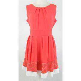 ☀️ BRAND NEW: Apricot Sleeveless Dress – Vibrant Coral (UK 14) ☀️