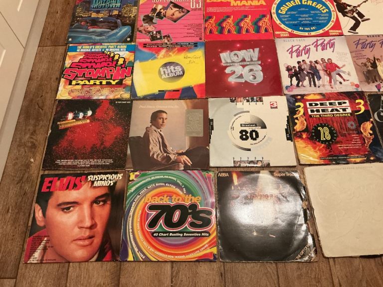 Vinyl album and 12” singles collection 