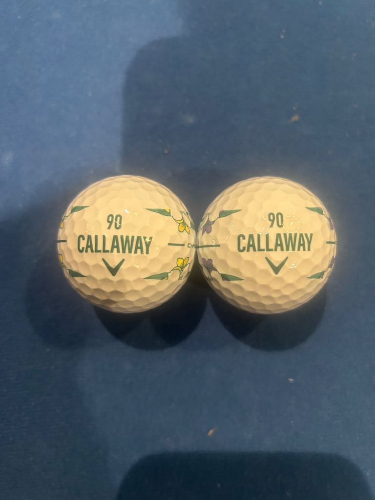 2 x 90 Callaway Chrome Tour golf balls