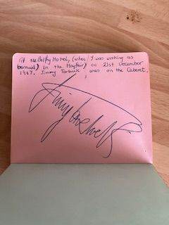 Autograph Jimmy Tarbuck AND petula Clark