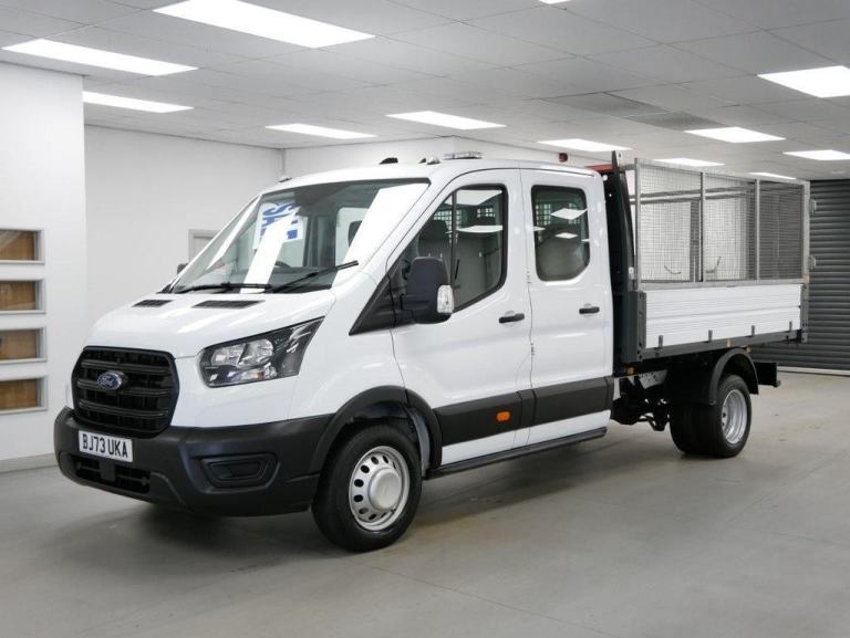 73 FORD TRANSIT 350 RWD 2.0 EBL 130 BHP L3 LONG CREWCAB 7 SEATER CAGED TIPPER