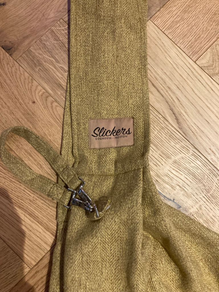 Mustard Tweed Dog Sling