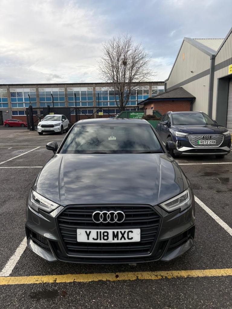 AUDI A3 BLACK EDITION SALOON, 2018, Semi-Auto 2L Diesel PAN-ROOF + VIRTUAL COCKPIT