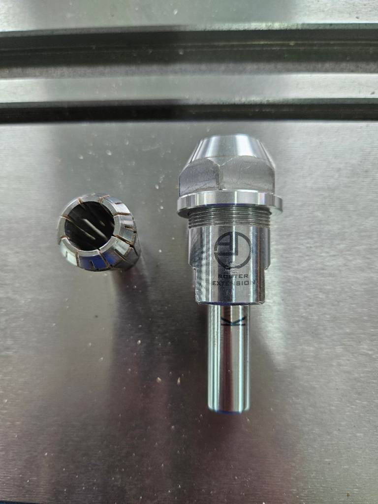 Router Collet Extension With Spanners