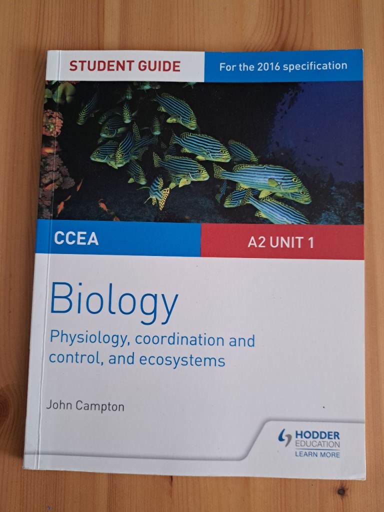 CCEA A2 Unit 1 Biology Student Guide by John Campton – Good Condition
