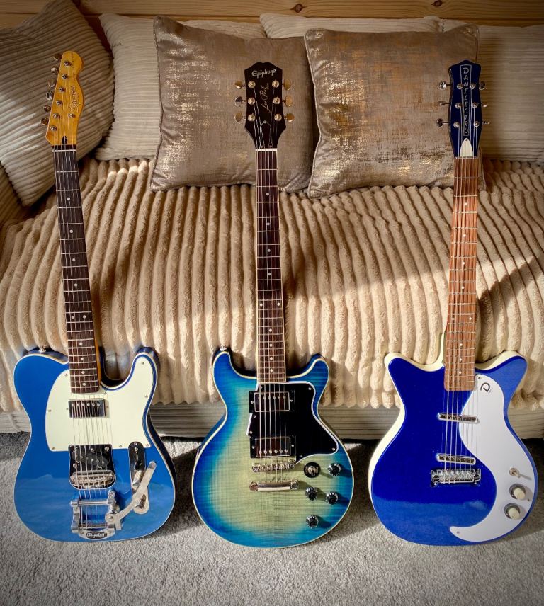 Guitar & Amp Clear Out! Squier Bigsby Tele, Danelectro, Epiphone DC Special, Marshall DSL1 and Cab