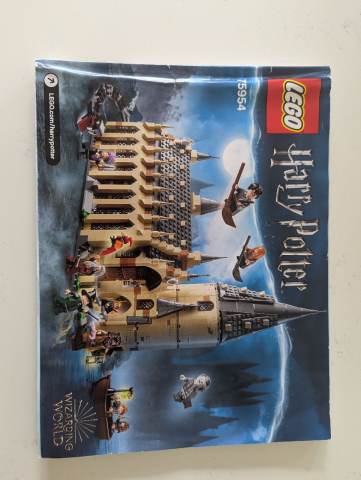 LEGO Harry Potter Hogwarts Great Hall 75954 – Complete Set with