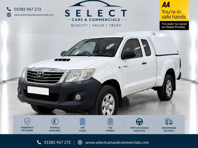 2013 Toyota Hilux HL2 Extra Cab Pick Up 2.5 D-4D 4WD 144 PICK UP DIESEL Manual