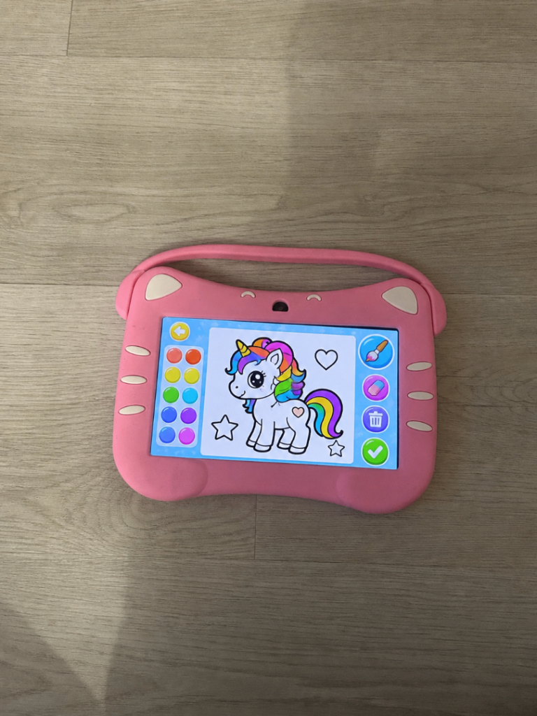 Kids Pink Tablet with Protective Case – Good Condition