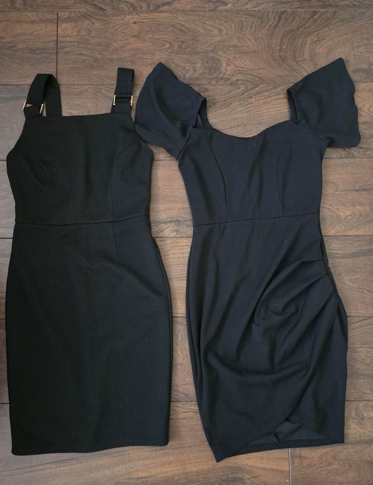 2 black Dresses