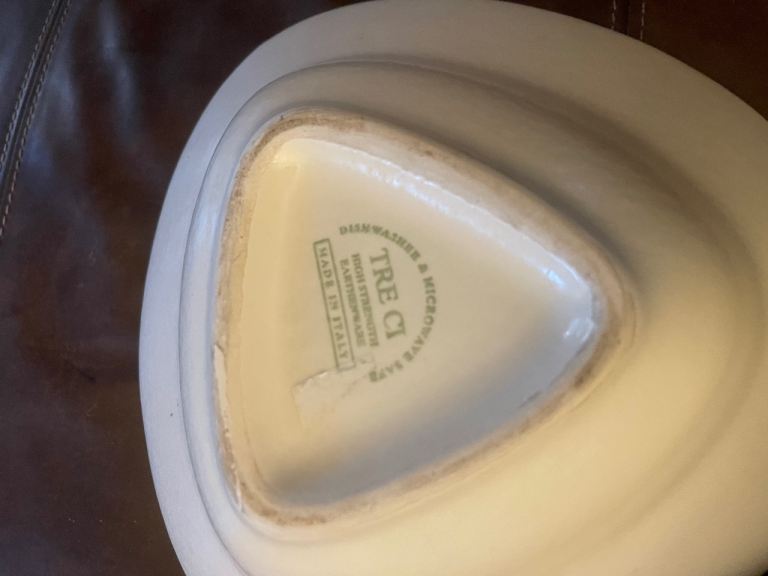 Habitat Italian Tre Ci Earthenware Bowl - Dishwasher & Microwave Safe