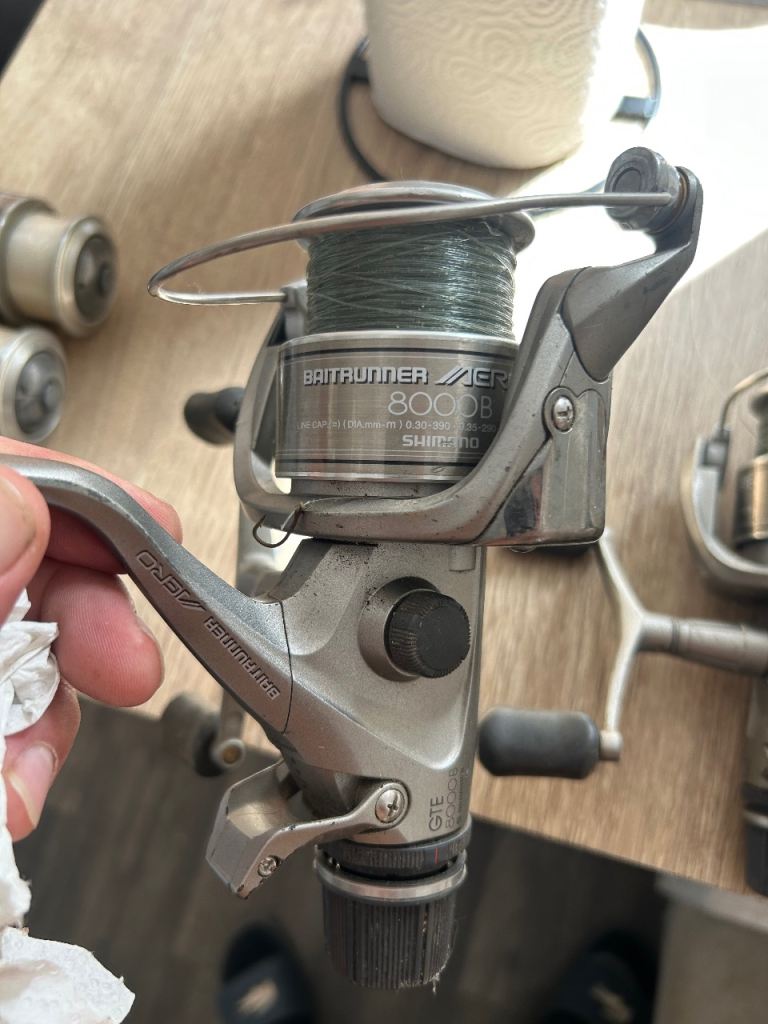 2 shimano bait runner reels 