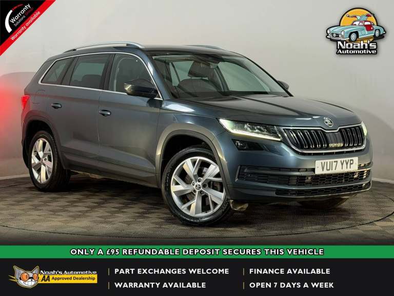 2017 SKODA KODIAQ EDITION 2.0 TDI DIESEL DSG AUTOMATIC 4X4 7 SEATER SUV 190 BHP