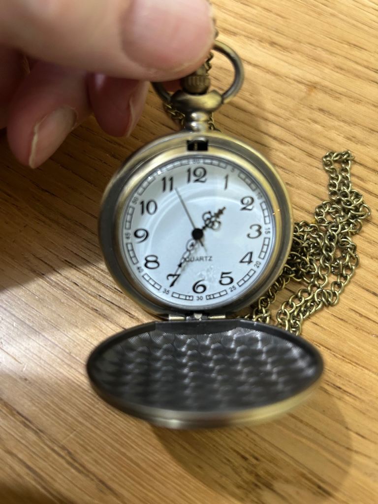 Quartz Pocket Watch- Freemasonry Theme.