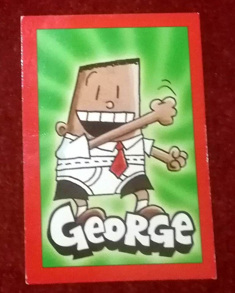9 x Captain Underpants Collectible Cards Numbered 3 to 11 Scholastic 2010