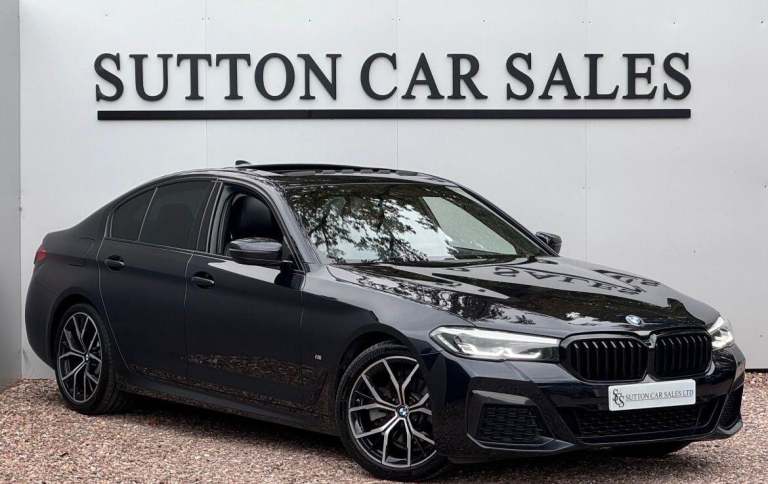 2021 BMW 5 Series 2.0 520d MHT M Sport Steptronic Euro 6 (s/s) 4dr SALOON Diesel/Electric Hybrid ...