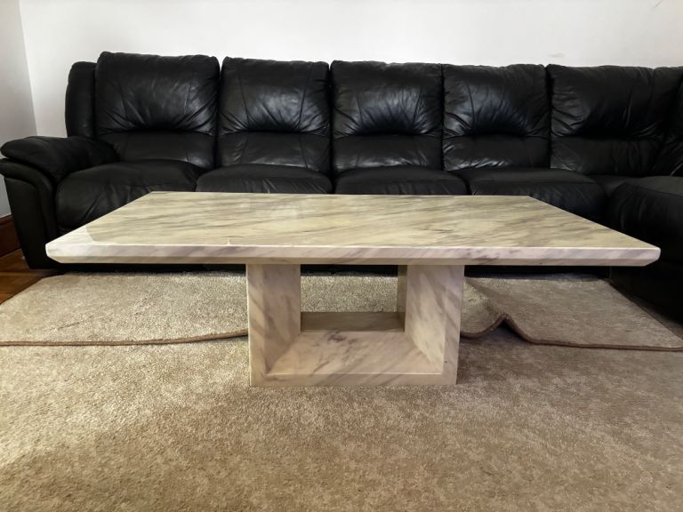 Marble coffee table