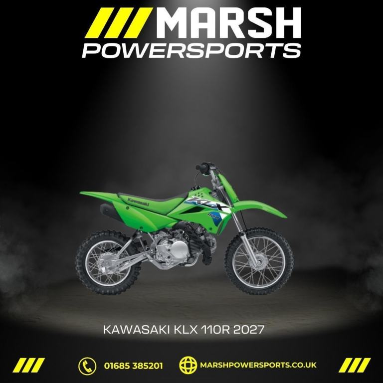 KLX 110R 2027 Model - Kawasaki Main Dealer - Reserve NOW!