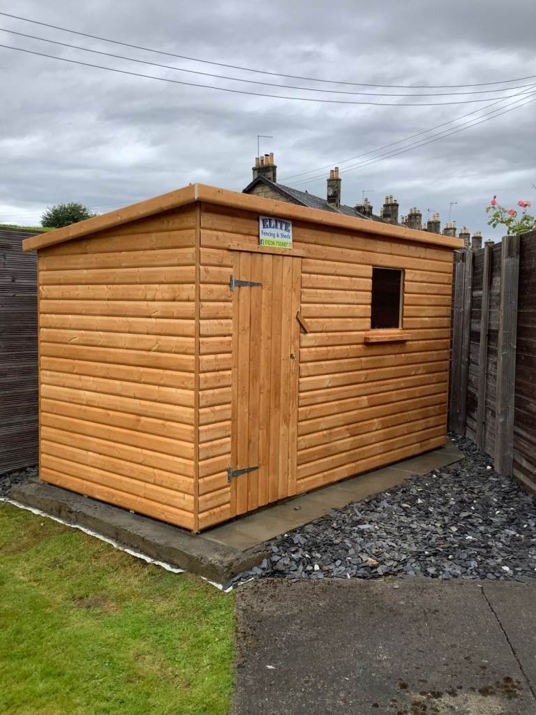 12x6 pent 20mm Log effect