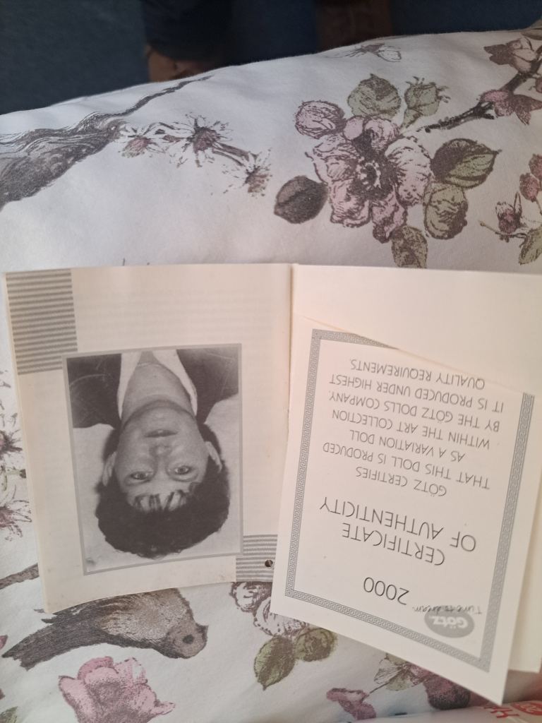 Collectable baby dolls and antique style pram