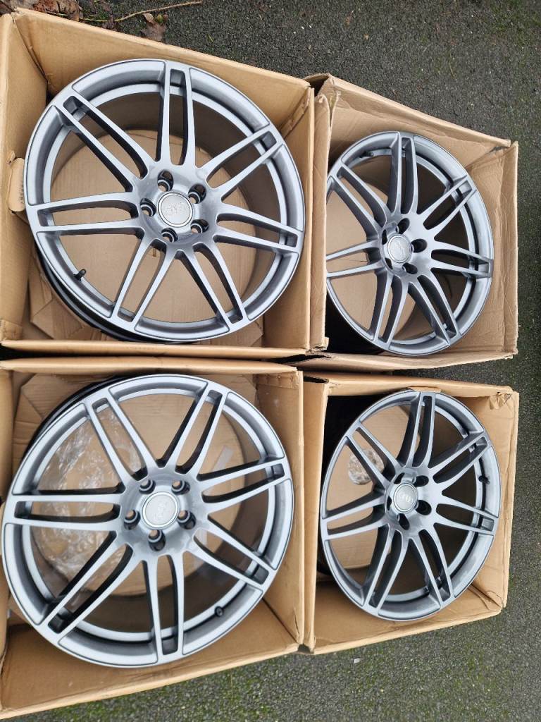 Genuine 20" Audi S6 S7 S8 Le Mans 5x112 Alloy Wheels 9j et.37  4H0601025AA / 4H0601025AB