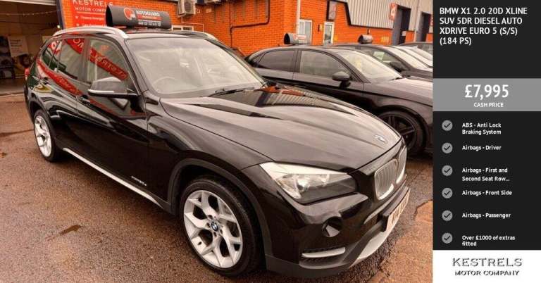 2013 BMW X1 2.0 20d xLine SUV 5dr Diesel Auto xDrive Euro 5 (s/s) (184 ps) ESTATE Diesel Automatic
