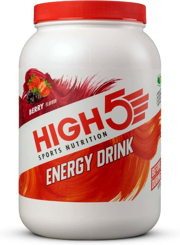 High 5 Energy Drink - Electrolytes Sport Energy Drink Powder Berry, 2.2kg - 46 Servings