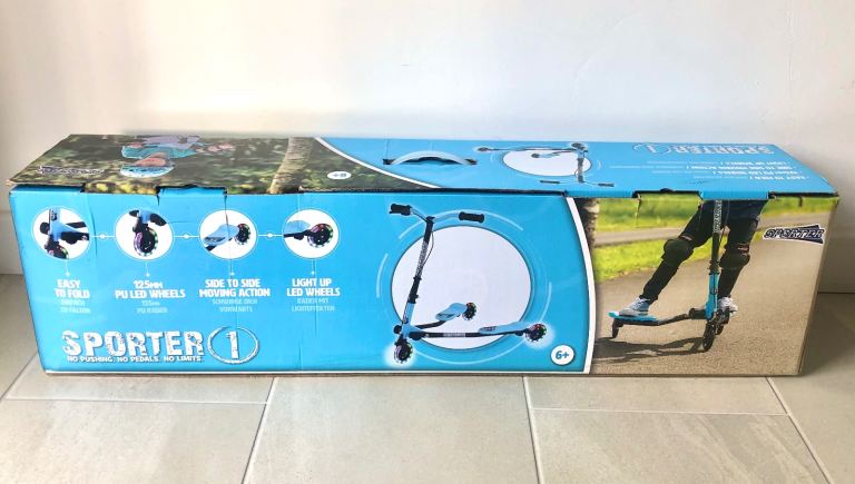 image for  *NEW & BOXED* SPORTER scissor scooter 3-wheel bike Age 6+