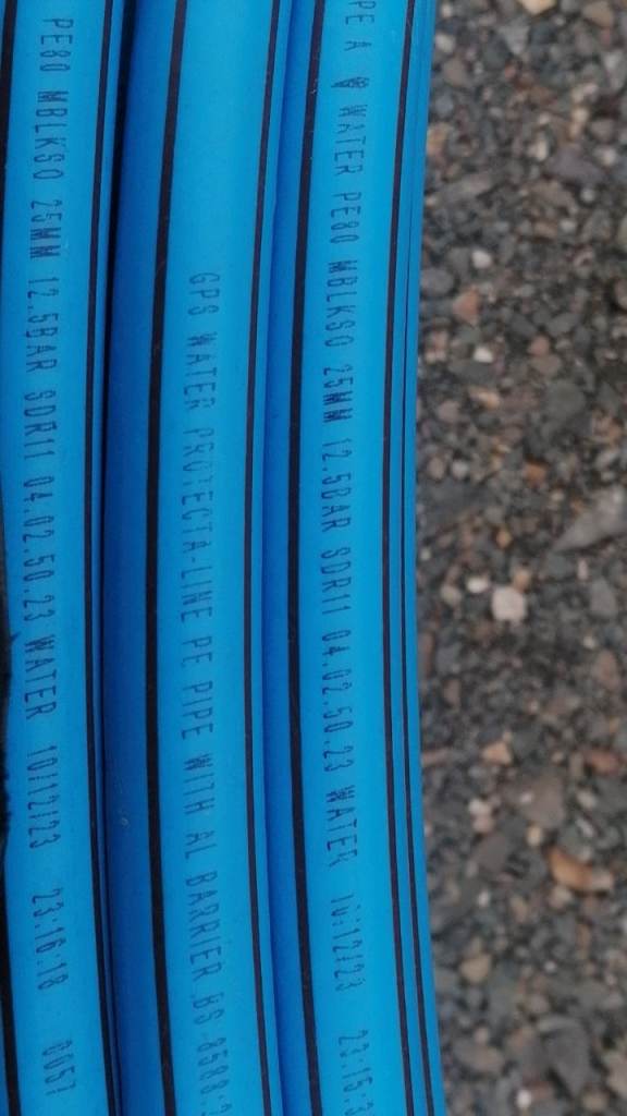 Protecta-Line Barrier Pipe WRAS approved 25mm x 28 Metres