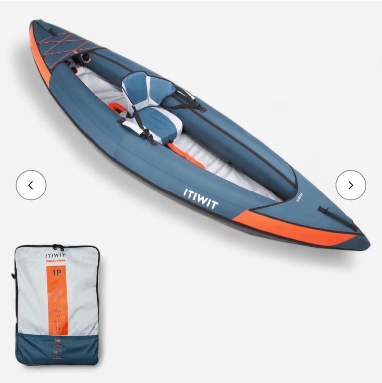 Inflatable 1 person kayak