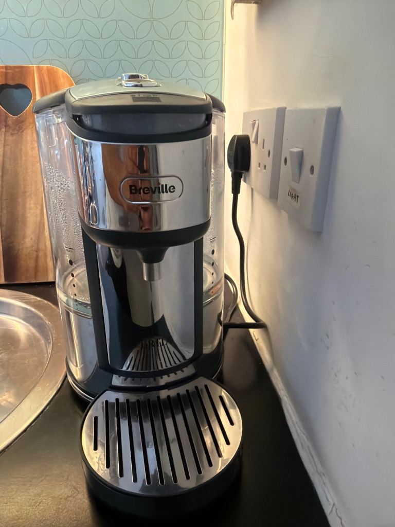Breville Hot Cup Dispenser – Silver, Good Condition