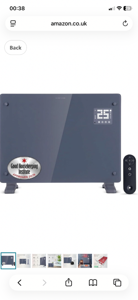 Heater electric smart