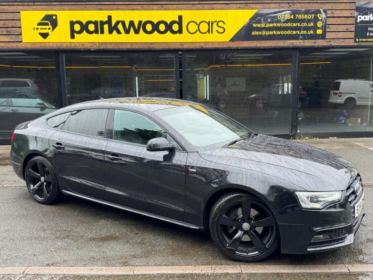 2014 Audi A5 3.0 TDI V6 Black Edition Sportback S Tronic quattro Euro 5 (s/s) 5dr HATCHBACK Diese...