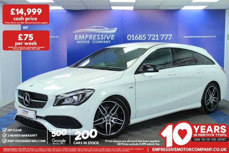 2019 19 MERCEDES-BENZ CLA 2.1 CLA220D AMG LINE SHOOTING BRAKE 5DR DIESEL 7G-DCT