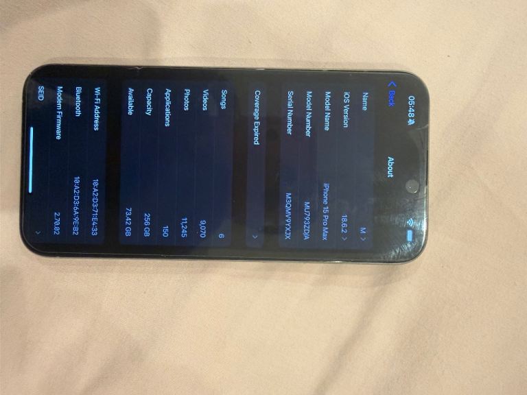 iPhone 15 Pro Max Natural Titanium 256GB With Box